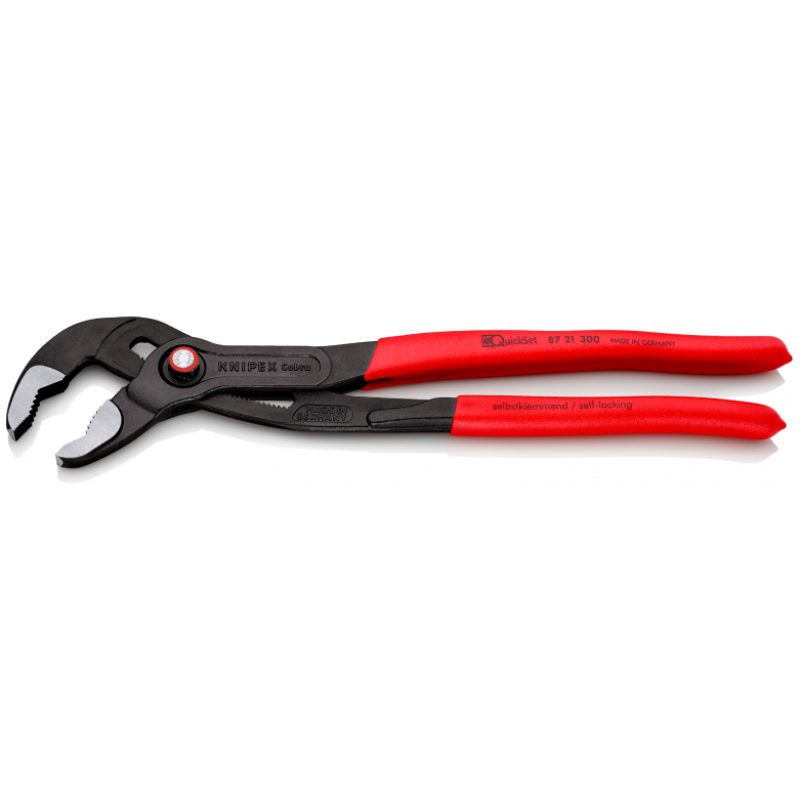 Ρυθμιζόμενη πένσα Cobra® QuickSet, έως Ø70mm, 300mm, 87 21 300, KNIPEX