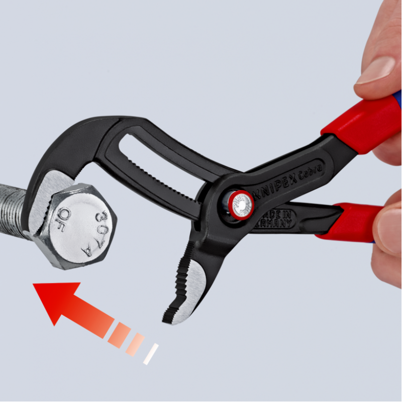 Κάβουρας ρυθμιζόμενος Cobra® QuickSet, έως Ø50mm, 250mm, 87 21 250, KNIPEX