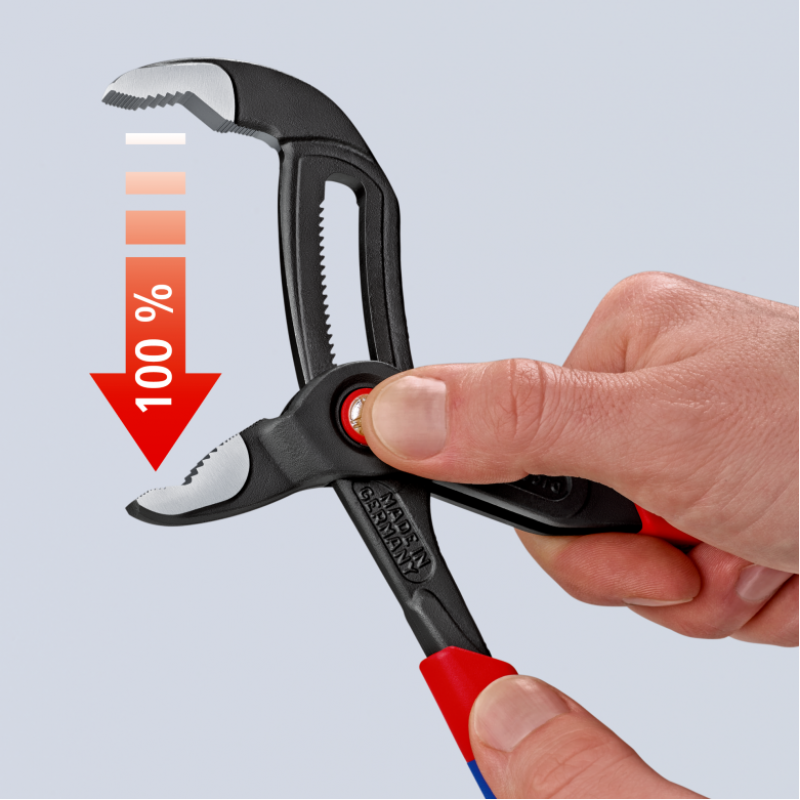 Κάβουρας ρυθμιζόμενος Cobra® QuickSet, έως Ø50mm, 250mm, 87 21 250, KNIPEX