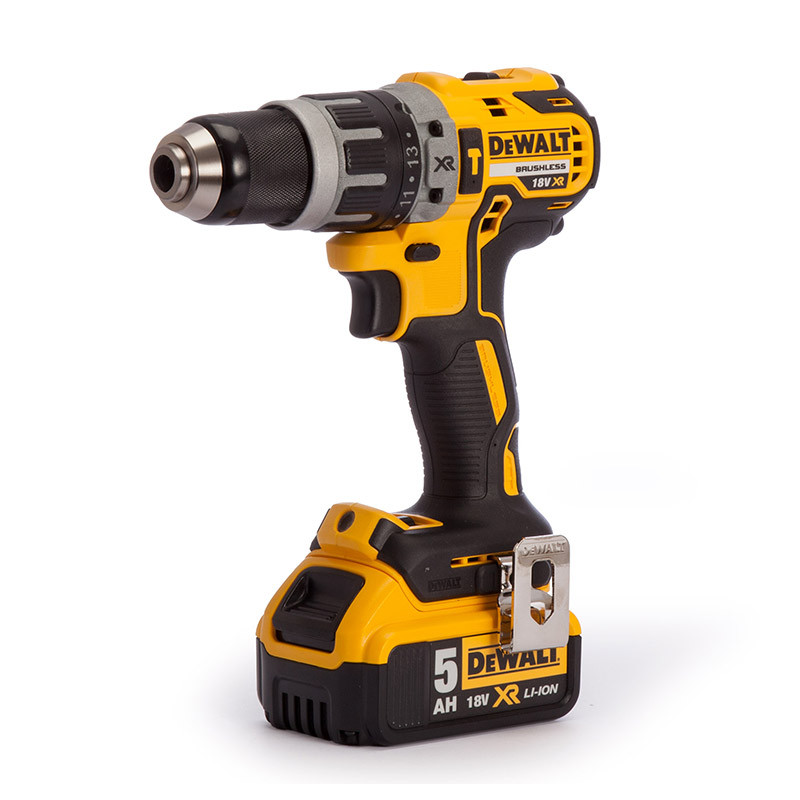 Κρουστικό δραπανοκατσάβιδο μπαταρίας DeWALT /XR/ DCD796Р2, Li-Ion, 18.0V, 5Ah, 2 ταχύτητες, 70Nm