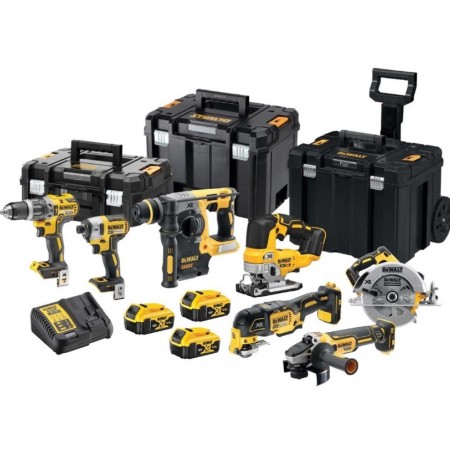 Σετ 7 συσκευών μπαταρίας  Dewalt DCK755P3T, 18V