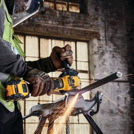 Γωνιακός τροχός μπαταρίας DeWALT DCG405P2, 18 V, 125 mm, με 2 μπαταρίες και φορτιστή