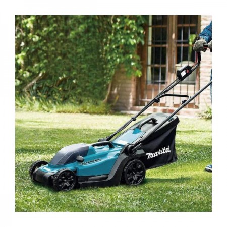 Χλοοκοπτική μηχανή μπαταρίας Makita DLM330SM, 18V, 4 Ah, 330 mm, με μπαταρία, φορτιστή και λειτουργία κοσκινισμού