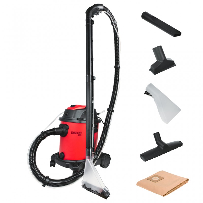 Ηλεκτρική σκούπα Raider Spray Wet & Dry RDP-WC33, 1600W, 20L –  090333
