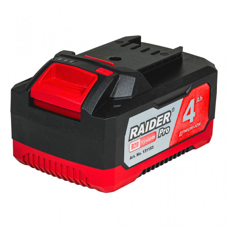 Σετ μπαταρίας και φορτιστή, σύστημα R20, 20V, 4Ah, RAIDER 131167