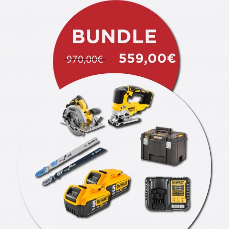 Επαγγελματικό Πακέτο Κοπής  DeWALT 18V XR με Μπαταρίες, Φορτιστή & Εξαρτήματα