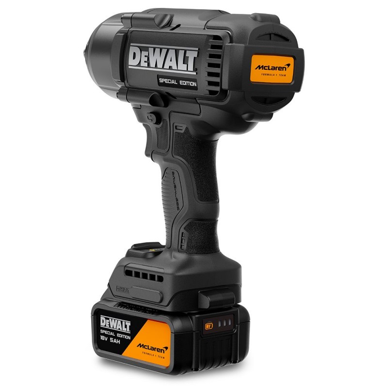 Ασύρματος Κρουστικός Καρυδάκι DeWALT DCF89MP2T-QW McLaren, 1/2'', 2x5.0Ah, Φορτιστής και Βαλίτσα