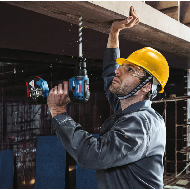 Επαναφορτιζόμενο δραπανοκατσάβιδο Bosch με κινητήρα χωρίς ψήκτρες χωρίς μπαταρία και φορτιστή, 18 V, 50 Nm, 1.5-13 mm, GSR 18V-50 Professional