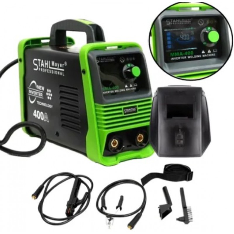 Ηλεκτροκόλληση inverter 400Α StahlMayer με Οθόνη LCD – Ισχύς, Αξιοπιστία και Ευκολία