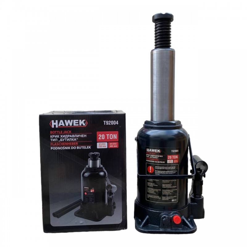 Υδραυλικός γρύλος HAWEK T92004, τύπου κυλίνδρου, 20 τόνων