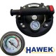 Βεντούζα με μανόμετρο και αντλία κενού, Ø200 mm, HAWEK HW-9016