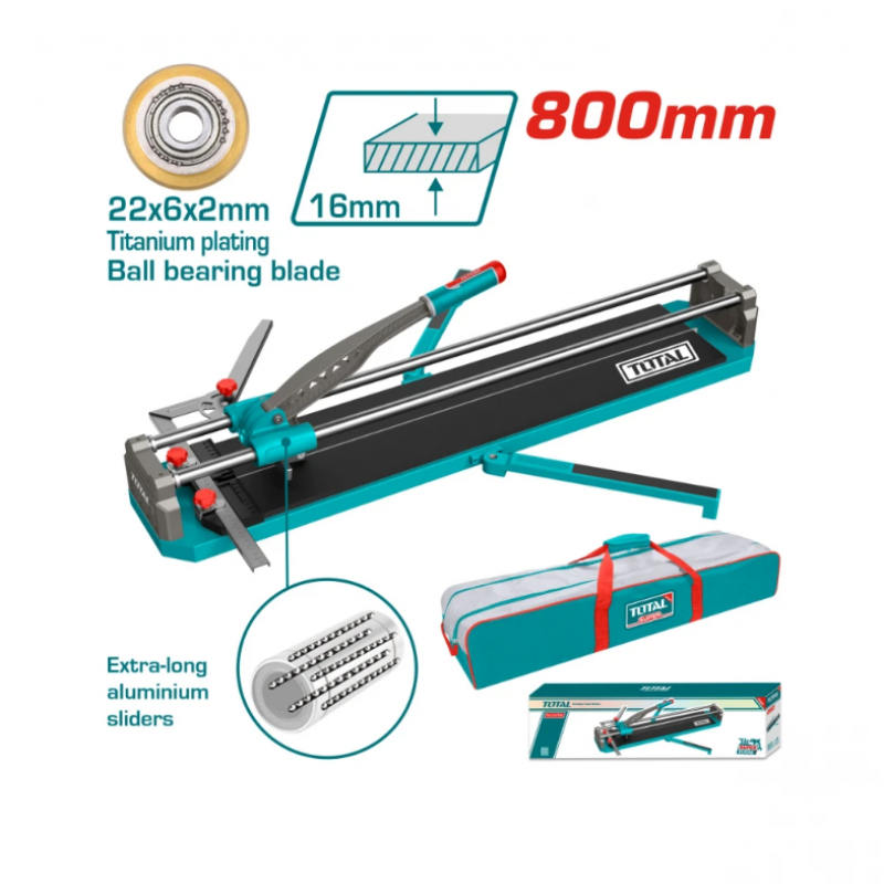 Κόφτης πλακιδίων TOTAL INDUSTRIAL, 16 x 800 mm, TL IND THT578002