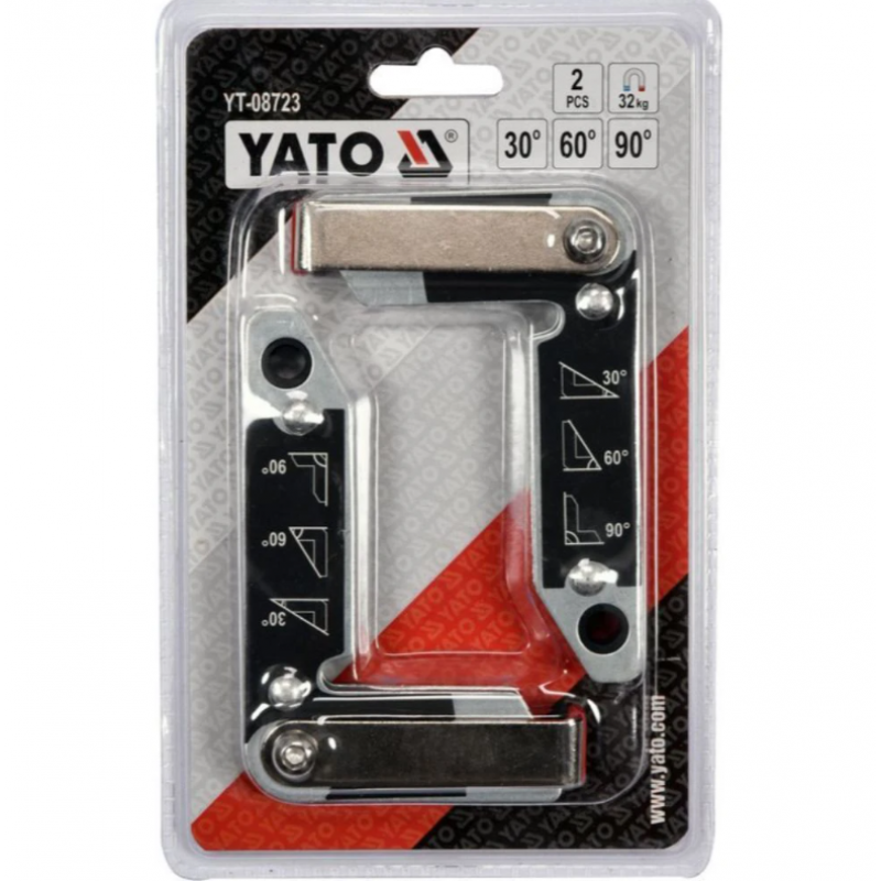 Μαγνητική Γωνία Στήριξης YATO, 32 kg, YT-08723