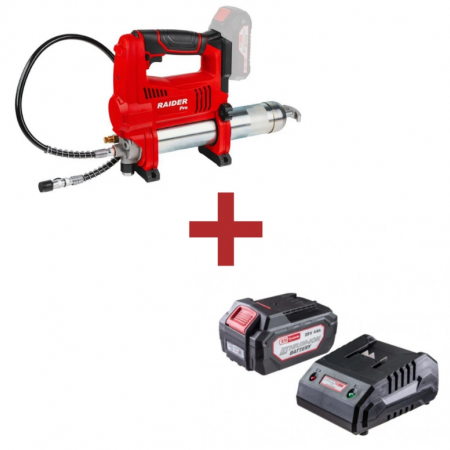 Ασύρματος Γρασαδόρος Raider RDP-JGG20 Solo, 041606, R20, 20V, 690 bar, 429ml + Μπαταρία & Φορτιστής
