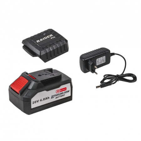 Σετ Μπαταρίας και Φορτιστή Raider RDP-R20 System, 20V, 4Ah, 032134
