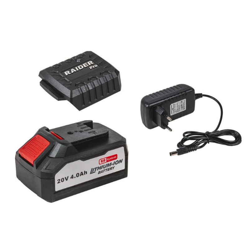 Σετ Μπαταρίας και Φορτιστή Raider RDP-R20 System, 20V, 4Ah, 032134