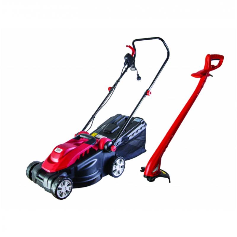 Σετ Ηλεκτρικής Χλοοκοπτικής Μηχανής 1600W 36cm & Χορτοκοπτικού 250W 22cm Raider RD-LMGT01