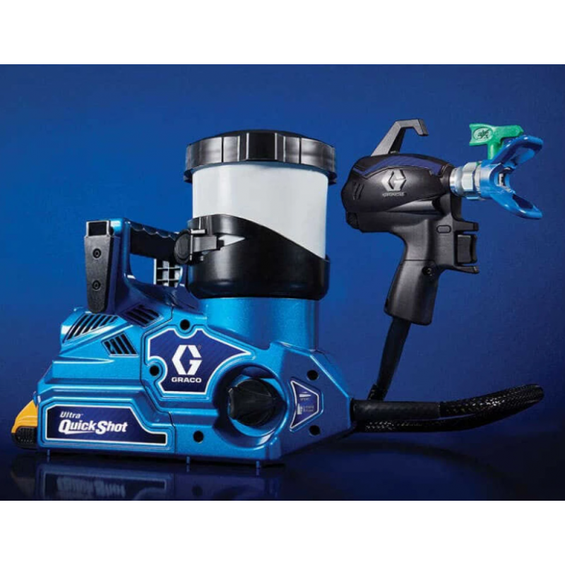 Ασύρματο Πιστόλι Βαφής Χωρίς Αέρα GRACO Ultra QuickShot 18V με 2 Μπαταρίες & Φορτιστή