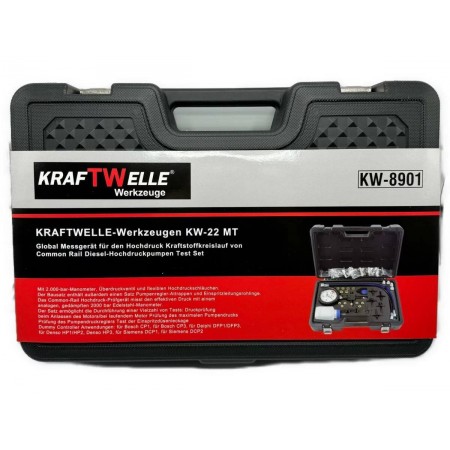 Δοκιμαστής υψηλής πίεσης κοινής ράγας -Common Rail- KraftWelle KW-8901