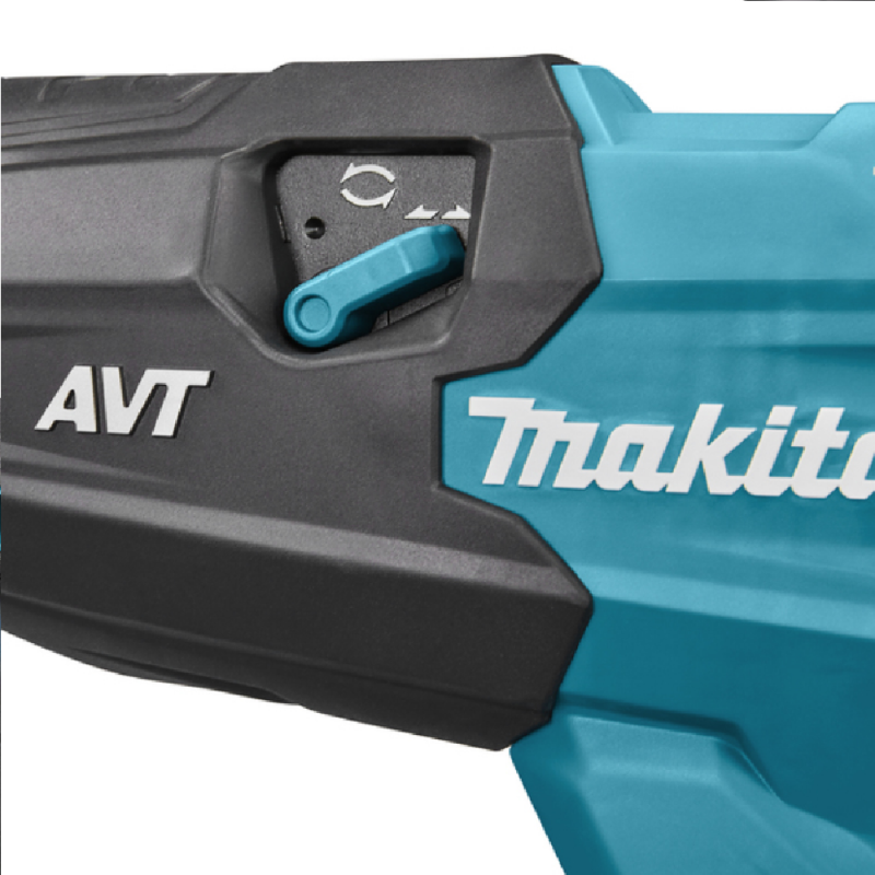 Πριόνι σπαθιού Makita επαναφορτιζόμενο με ομαλή ρύθμιση, με 2 μπαταρίες και φορτιστή, 40 V, 4 Ah, 0-3000 διαδρομές/λεπτό, 32 mm, JR002GM201
