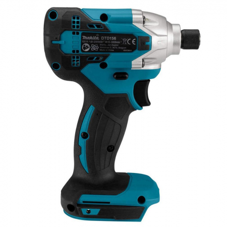 Επαναφορτιζόμενο κρουστικό κατσαβίδι Makita DTD156Z, 18 V, 155 Nm