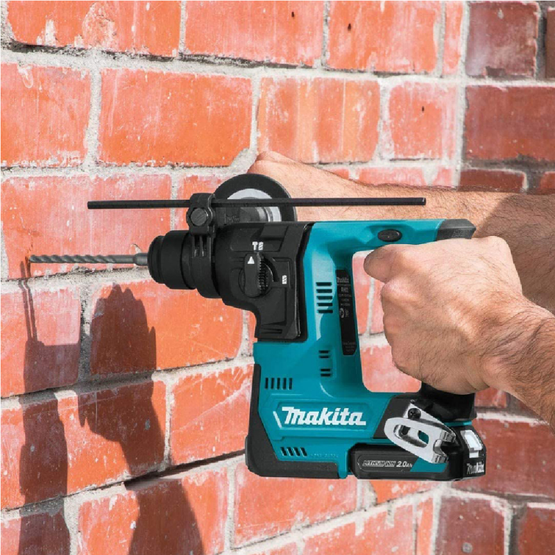 Σκαπτικό Makita με μπαταρίες και φορτιστή, SDS-plus, 12 V, 4 Ah, 1 J, 0-4900 κρούσεις/λεπτό, HR140DSMJ