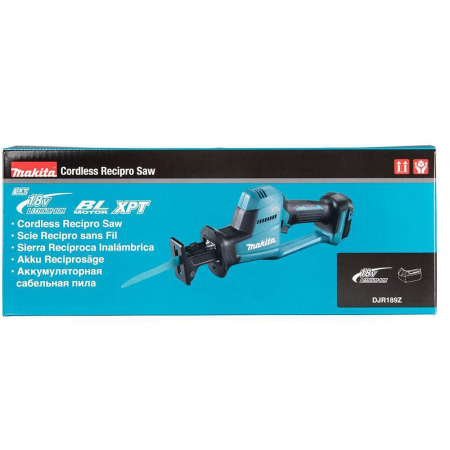 Μπαταριοκίνητο παλινδρομικό πριόνι Makita DJR189Z, LXT, 18 V, 255 mm