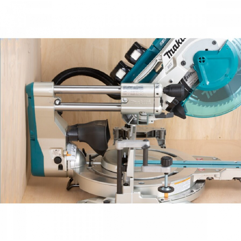 Ασύρματο επιτραπέζιο πριόνι MAKITA DLS211ZU 18V+18V, 1.5-6.0Ah, Li-Ion, Ø 305x30mm, χωρίς ψήκτρες