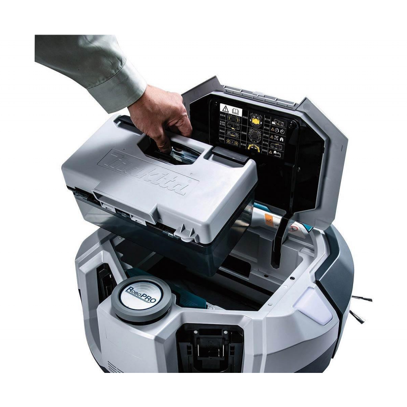 Επαναφορτιζόμενη ρομποτική σκούπα Makita DRC300Z, LXT, 600 m², 18+18 V