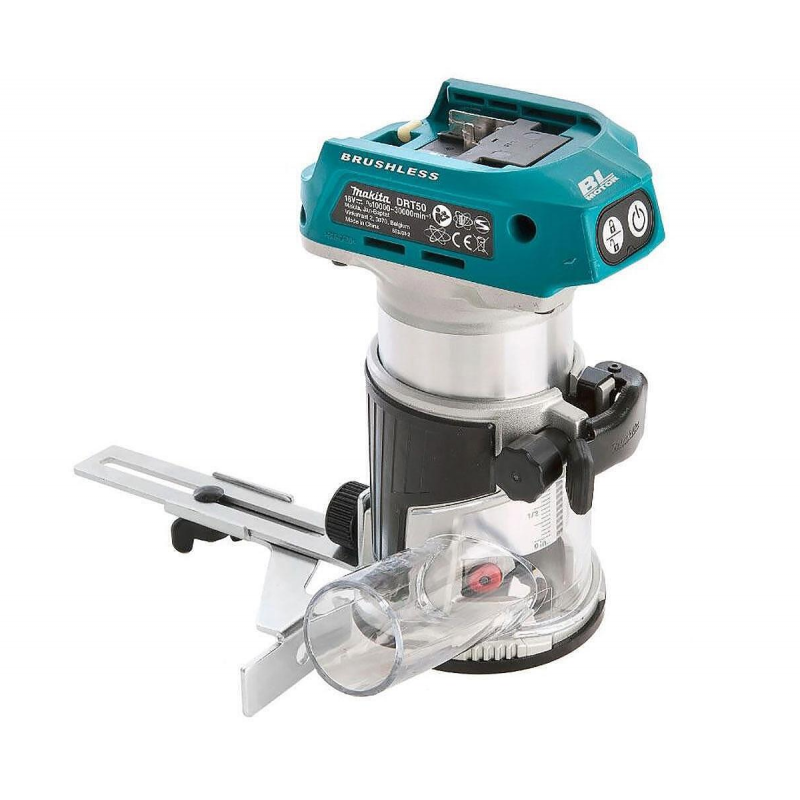 Φρεζοκατεβάτης μπαταρίας Makita DRT50RTEX3, LXT, 18 V, 5.0 Ah, 6-8 mm