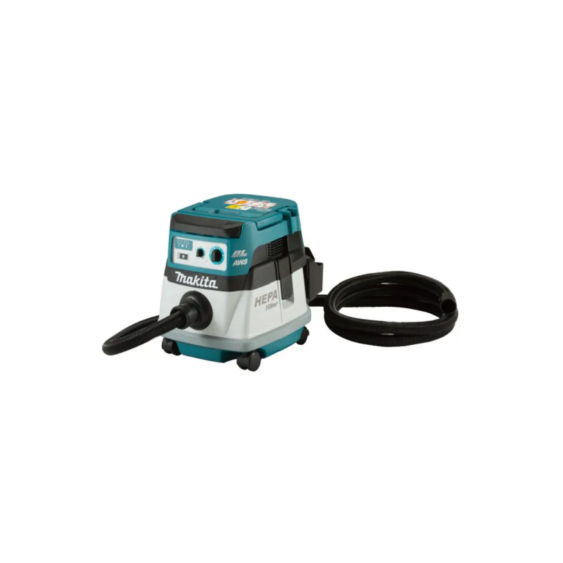 Επαναφορτιζόμενη ηλεκτρική σκούπα Makita DVC867LZX4, 18+18 V, 8 λ, 2,4 m³/λεπτό, με αξεσουάρ