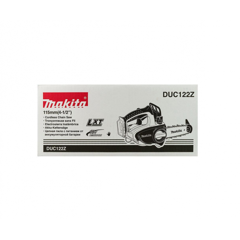 Αλυσοπρίονο μπαταρίας Makita DUC122Z, 18 V, 115 χλστ
