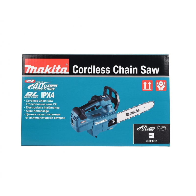 Επαγγελματικό αλυσοπρίονο μπαταρίας Makita UC003GZ, XGT, 40 V, 300 χιλιοστά 