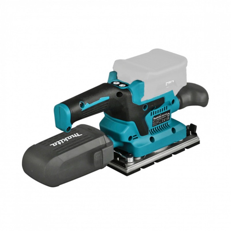 Επαναφορτιζόμενο τριβείο δόνησης Makita DBO380Z, LXT, 18 V, 93x228 mm, χωρίς μπαταρία και φορτιστή