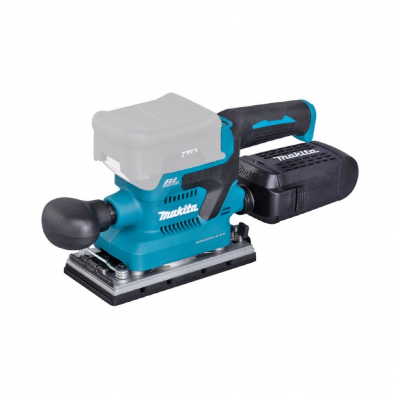 Επαναφορτιζόμενο τριβείο δόνησης Makita DBO380Z, LXT, 18 V, 93x228 mm, χωρίς μπαταρία και φορτιστή