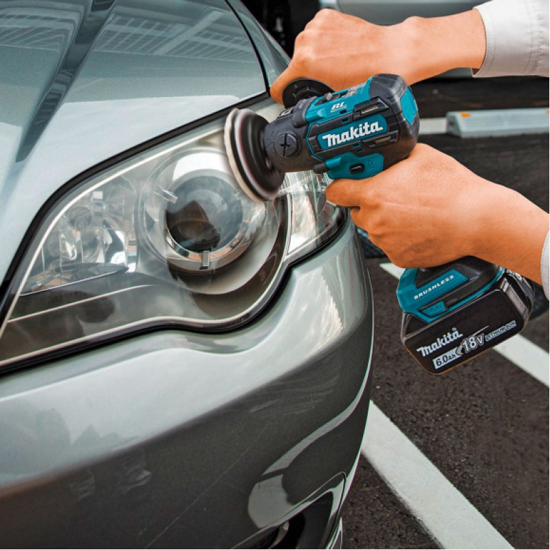 Φορητό γυαλιστικό Makita DPV300Z, 18 V, 80/50 χιλιοστά, χωρίς μπαταρία και φορτιστή
