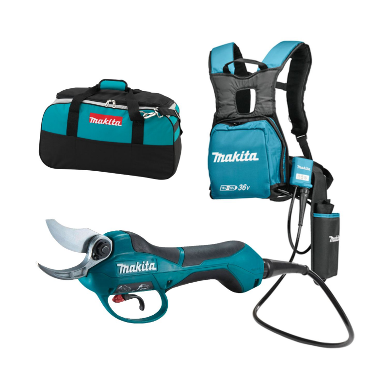 Επαναφορτιζόμενο κλαδευτήρι Makita DUP361Z, 18+18 V, 33 mm