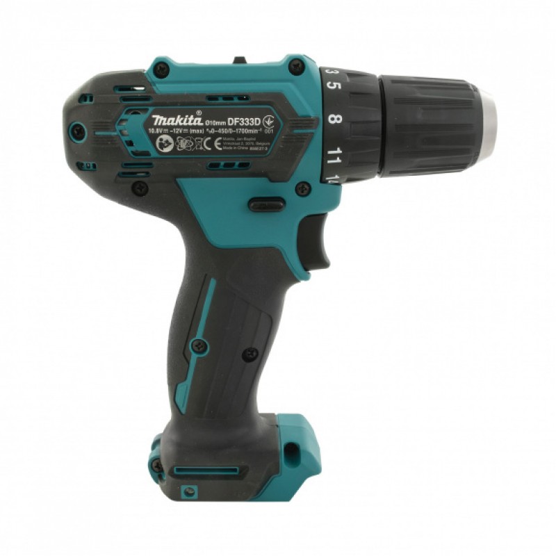 Μπαταριοκίνητο κατσαβίδι Makita DF333DZ, 12 V, 30 Nm