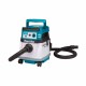 Επαναφορτιζόμενη ηλεκτρική σκούπα Makita DVC157LZX3, 18+18 V, 15 λ, 2.4 μ2/λεπτό, χωρίς μπαταρίες και φορτιστή
