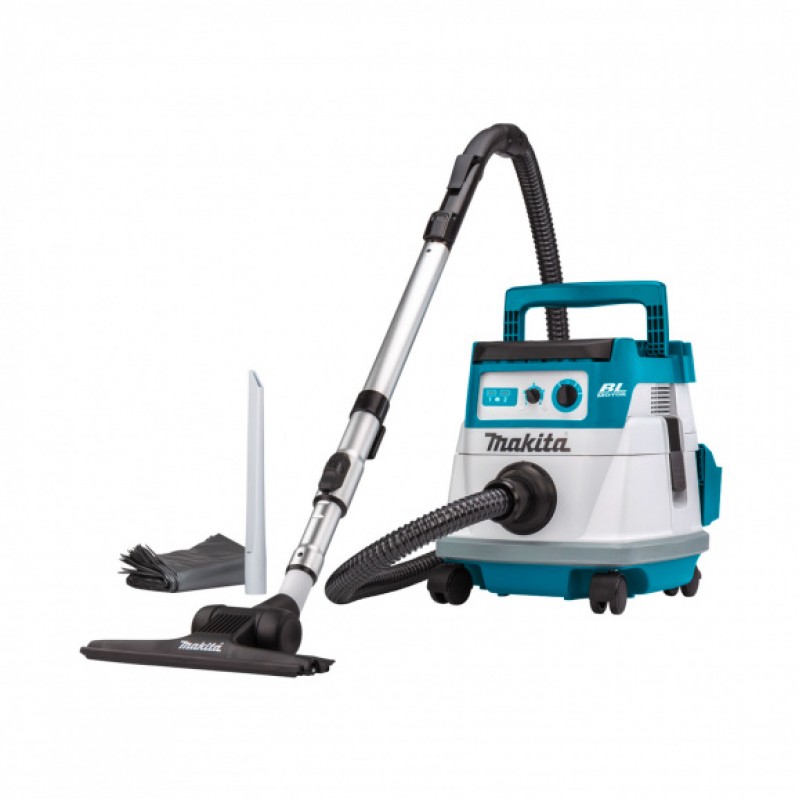 Σκουπάκι μπαταρίας Makita DVC866LZX1, LXT, 18+18 V, 2.1 m2/min, 8 l, χωρίς μπαταρίες και φορτιστή.