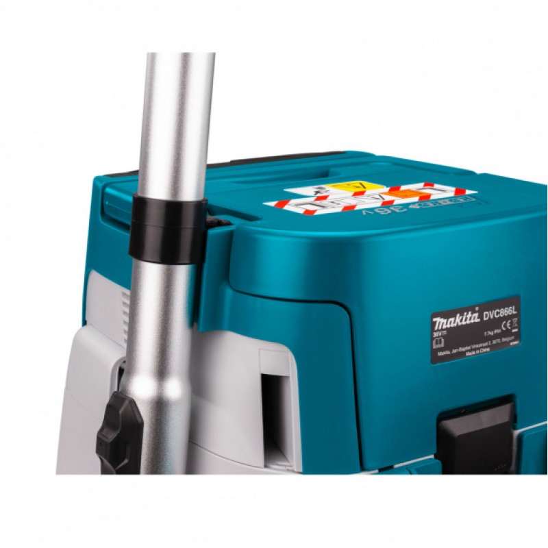 Σκουπάκι μπαταρίας Makita DVC866LZX1, LXT, 18+18 V, 2.1 m2/min, 8 l, χωρίς μπαταρίες και φορτιστή.