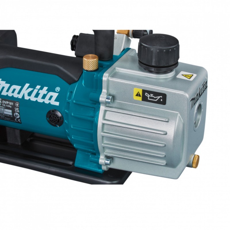 Μπαταριοκίνητη αντλία κενού Makita DVP181ZK, LXT, 18+18 V, 113 λ/λεπτό, 13 Pa, με βαλίτσα, χωρίς μπαταρία και φορτιστή