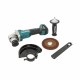 Επαναφορτιζόμενος γωνιακός τροχός Makita DGA506Z, 18 V, Ø 125 mm, χωρίς μπαταρία και φορτιστή