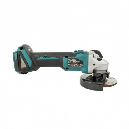Επαναφορτιζόμενος γωνιακός τροχός Makita DGA506Z, 18 V, Ø 125 mm, χωρίς μπαταρία και φορτιστή