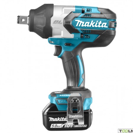 Κρουστικό μπουλονόκλειδο μπαταρίας Makita DTW1001RTJ, 18V, 1050 Nm, 2x 5 Ah, 3/4