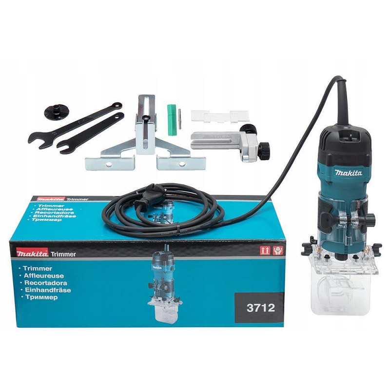 Ηλεκτρικός φρέζας Makita 3712, 530 W, 6 χιλιοστά