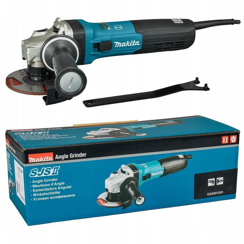 Ηλεκτρικός γωνιακός τροχός Makita GA5091X01, 1900 W, 125 χιλιοστά