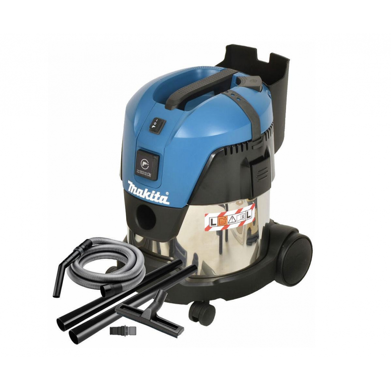 Ηλεκτρική σκούπα 1000 W, 3600 l/min, 15 l για ξηρό και υγρό καθαρισμό Makita VC2012L