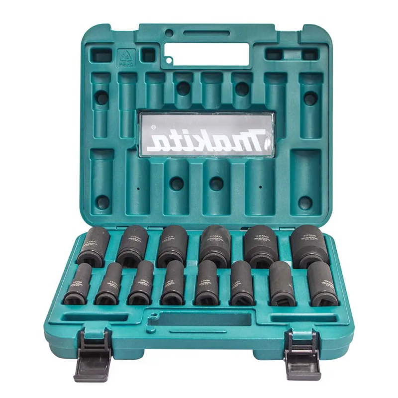 Σετ επεκτεινόμενων κρουστικών υποδοχών Makita Impact Black B-52308, 1/2", 10-32 mm, 14 τεμάχια