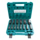 Σετ επεκτεινόμενων κρουστικών υποδοχών Makita Impact Black B-52308, 1/2", 10-32 mm, 14 τεμάχια
